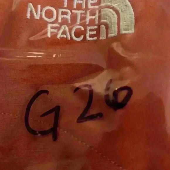 North Face Womens Flight Series Jacket Orange & Maroon SP Zip Front Thumbholes - Picture 13 of 13